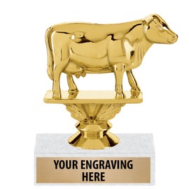 Cow Trophies - 6" Dairy Cow Trophy Award 10 Pack