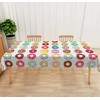 Losuya Donut Table Cloth Donut Theme Party Rectangular Reusable Picnic