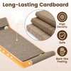 PurrSonic Large Cat Scratching Cardboard Pad, 24" Indoor Horizontal Corrugated