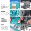 WISELIFE Storage Bags 100L 8-Pack Large Blanket Clothes Organization and