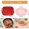 ZENSUKYE Air Fryer Silicona 9Pcs Kit, Silicona para Freidora de