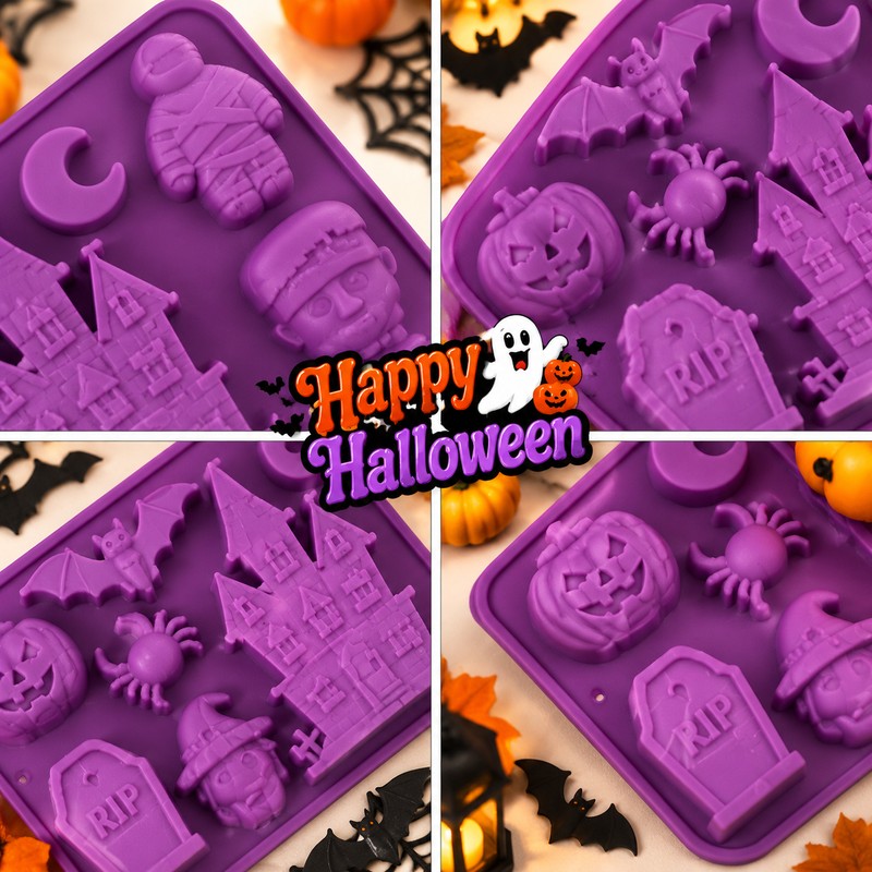 Silicone Halloween Candy Mold for Baking & Crafts – Witch