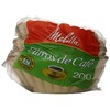 Melitta 8-12 Cup Basket Coffee Filters, Natural Brown, 200 Count