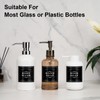 Bathroom Labels for Bottles 12 PCS Waterproof Minimalist Organization Removable