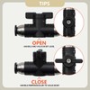 Bwintech 5 Pcs 6mm Pneumatic Ball Valve Push to Connect