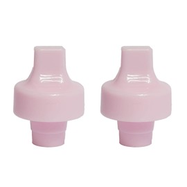 Refresh-a-Baby Reusable Bottle Top Spout Adapter – Reusable, Easily Convert Any Bottle into a Spill-Proof Sippy – Perfect for Travel & Everyday Use, BPA-Free, Dishwasher Safe - Pack of 2 (Baby Pink)
