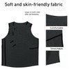 Mastectomy Recovery Tank Top with Drain Pockets Unisex Post Shoulder
