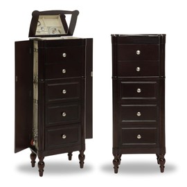 Hives and Honey Scarlett Jewelry Armoire, Espresso