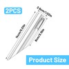 Oruola 2 Pcs Table Crumber,Silver Crumber for Servers,With Pocket Clip