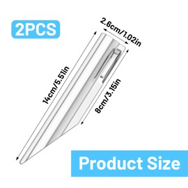 Oruola 2 Pcs Table Crumber,Silver Crumber for Servers,With Pocket Clip