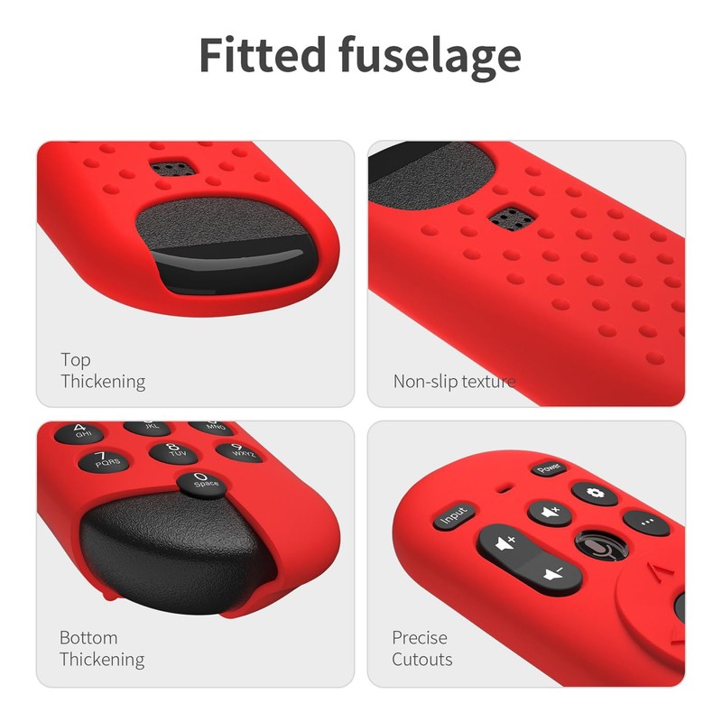 AKSHFETH Remote Control Cover for Xumo Steam Box Remote Silicone
