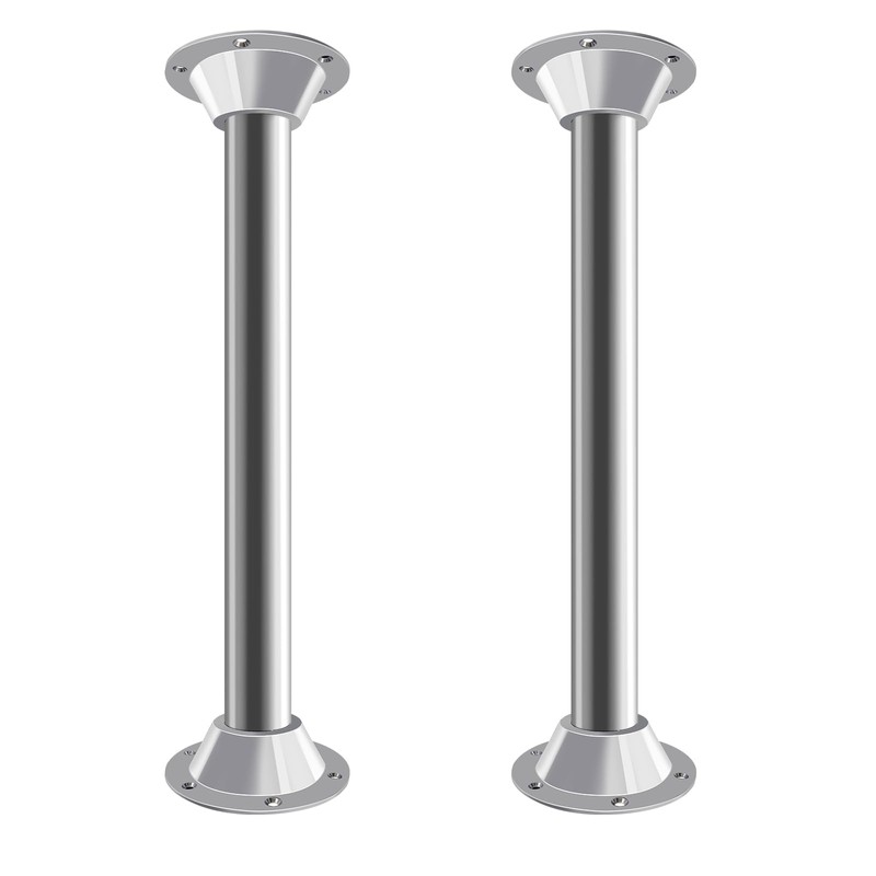 JYINCPED 2-Pack RV Table Base Mount,Camper Aluminum RV Pedestal Table