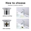 Bathroom Sink Drain Pop Up Without Overflow Vessel Sink Lavatory