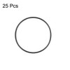 sourcing map O-Rings Nitrile Rubber Width 1.5 mm Round Gasket