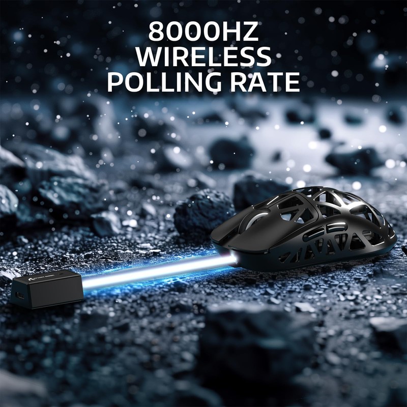 ATTACK SHARK R2 45g Superlight Magnesium Alloy Mouse, PixArt PAW3950