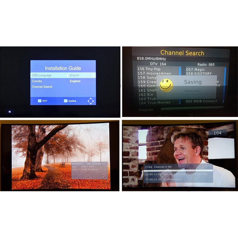 NEW Freeview HD Digital TV Receiver Tuner Set Top HD