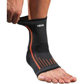 Kuzimua 2 Pack Ankle Support Brace for Plantar Fasciitis, Sprained Ankle, Achilles Tendonitis, Ligament Damage, Sports, Foot Support Socks for Men and Women (2x Orange, XL)