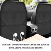 BWBWND 2PCS Back Seat Protector for Car, Extra Large Kick