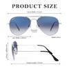 Pro Acme Glass Lenses Aviator Sunglasses for Women, Tinted Mirrored
