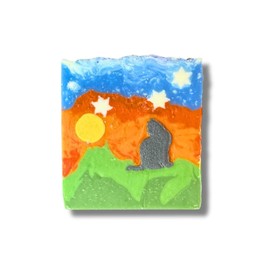 Celestial Nightscape Handmade Artisanal Landscape Soap | Plant-Based Detox Cleanser | Sudsverse
