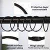 20Pack Shower Curtain Rings,Rust Proof Decorative Metal Circular Shower Curtain