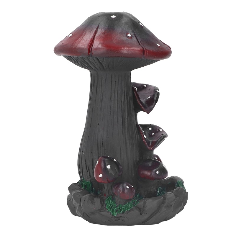 Mushroom Backflow Incense Burners Handcrafted Exquisite Details Resin Backflow Incense