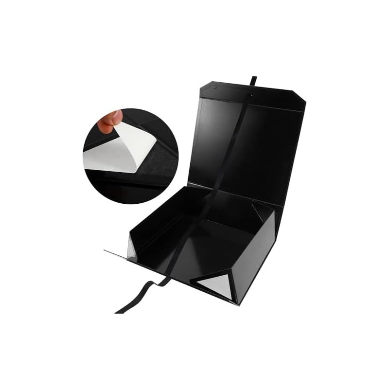 4 Piezas 20x18x8CM Plegable Magnética Caja de Regalo con Cinta