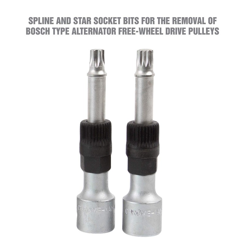 OEMTOOLS 37275 Alternator Decoupler Pulley Service Kit, Alternator Pulley Removal