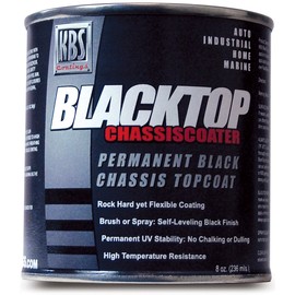 KBS Coatings 8212 Flat Black BlackTop Chassis Paint - 8 fl. oz.