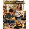 LADFAR Remote Control Excavator Toy for Boys, 1:18 14-Channel RC