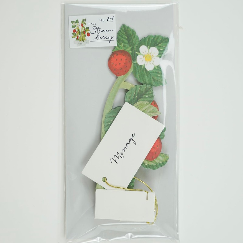 Greeting Life Blooming Card Mini Strawberry KE-58