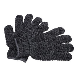 BIUDECO 3-pair Bath Gloves Skid Resistant Gloves for Shower Gentle Exfoliating Massage Effect Polyester Comfortable Skin-friendly