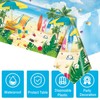 2PCS Summer Beach Tablecloth for Beach Party Decorations, 54"X108" Hawaiian