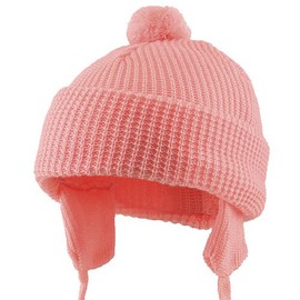 Artex Toddler Beanie Hat with Ear Flaps Pink