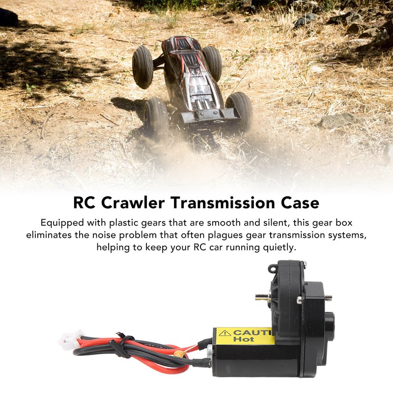 RC Gear Box with 050 66T Brushed Motor 7.4V Efficient