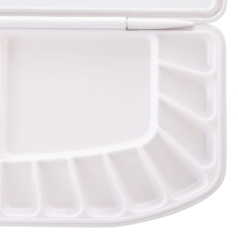 Namurataiseidou Shield Palette, 16 Compartments, White