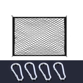 for RAV4 CR-V CX-5 Equinox Tucson Highlander Wrangler Kuga Forester Outback Car Supplies Trunk Tail Trunk Cargo Fixing Stretch Mesh Pockets (Single Layer)