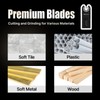 Vearter 100 Pack Oscillating Saw Blade Set, Universal Oscillating Tool