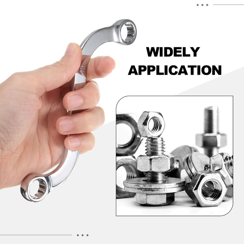 uxcell 2pcs 12mm x 13mm Metric 12-Point S-Style Box Wrench