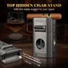 XIFEI 6-in-1 Cigar Lighter, Desktop Torch Lighter with Straight Cut