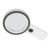 30X Handheld Large Magnifying Glass UV Banknote Inspection Magnifying Glass