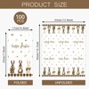 100pcs Rabbit Bunny Happy Easter Guest Napkins Disposable Paper Decorative