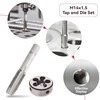 M14 X 1.5 Tap and Die Set, Metric M14 x