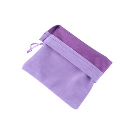 Sansam Sansam Small Velvet Gift Bags with Drawstring, 20pcs 2.0x2.8 Inch Lavender Drawstring Velvet Cloth Jewelry Pouches