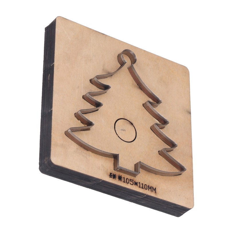 Leather Cutting Die Christmas Tree Shape Punch Cutter Craft Mould