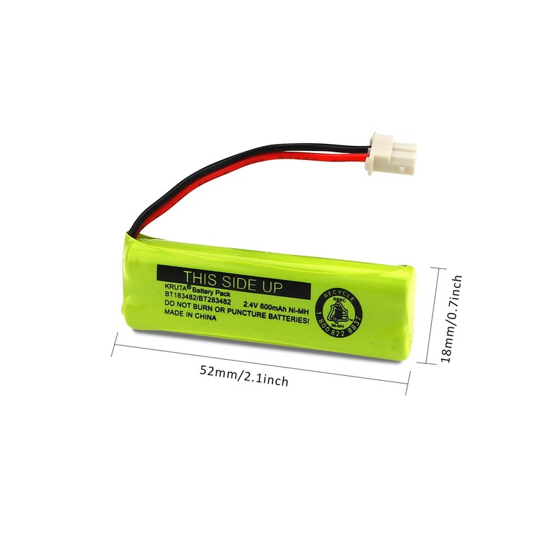 Kruta BT183482 BT283482 Cordless Phone Battery for Vtech DS6401 DS6421