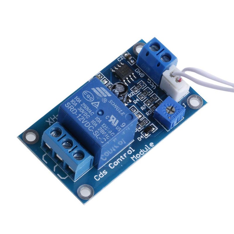 Hailege Set of 2 12V Photoresistor Sensor Relay Module Auto