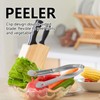 Veggie Peeler,Stainless Steel Double-Sided Fruit Peeler with Handle | Kitchen