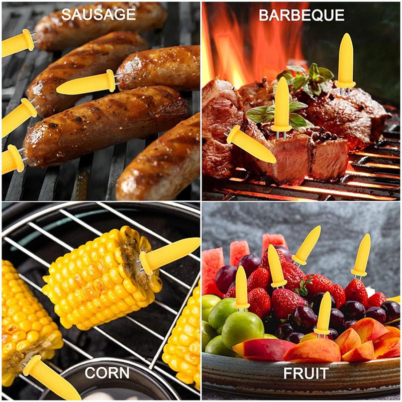 DKDDSSS 30 Pcs Corn Holders, Corn on The Cob Skewers