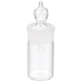 Azuone 6-743-01 Weighing Bottle, Tubular Type, 0.7 x 1.4 inches (18 x 35 mm), 0.1 fl oz (3 ml)
